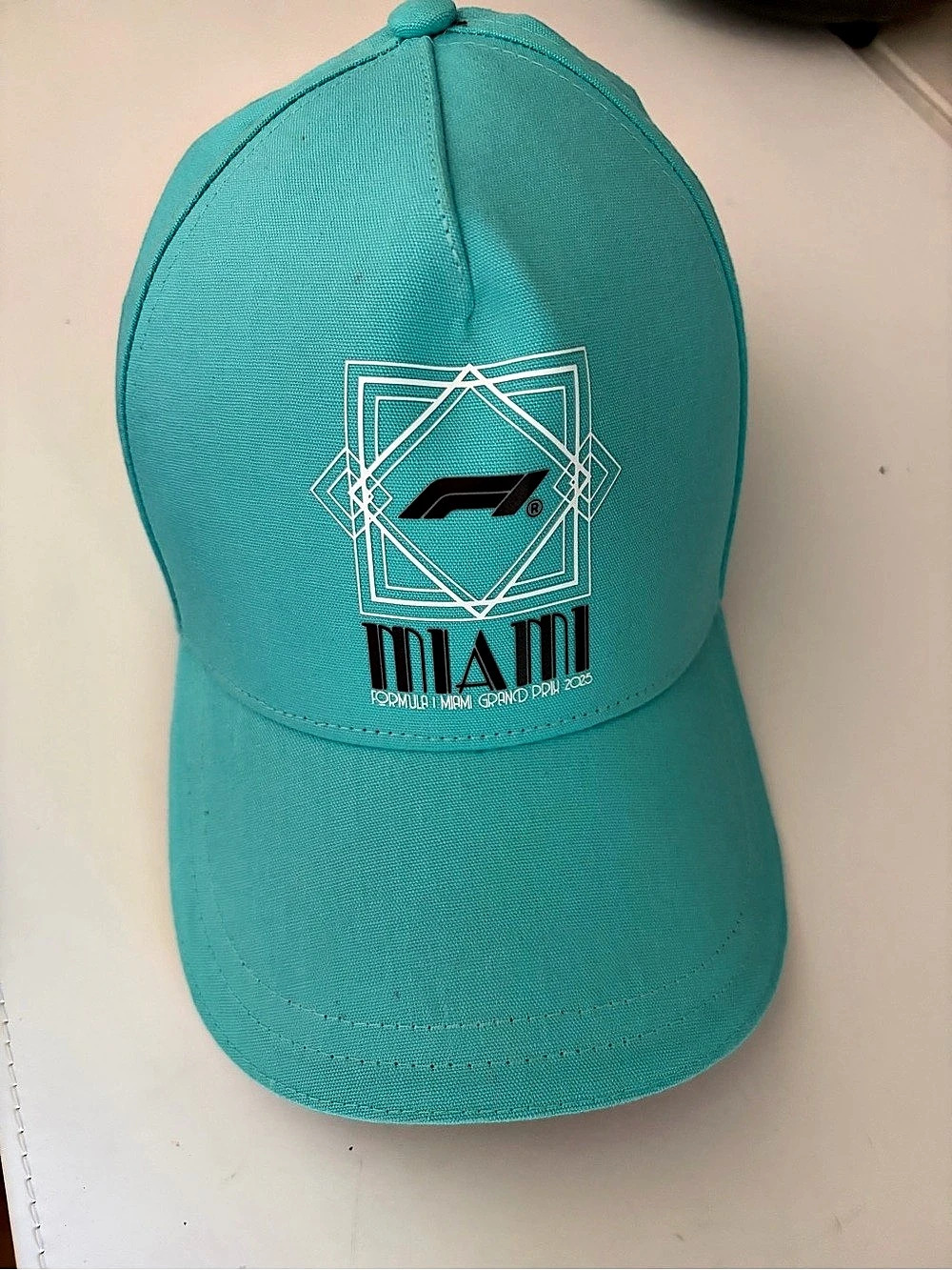 Puma Formula 1 Miami Grand Prix 2025 Cap Turquoise & Black Cap Like New